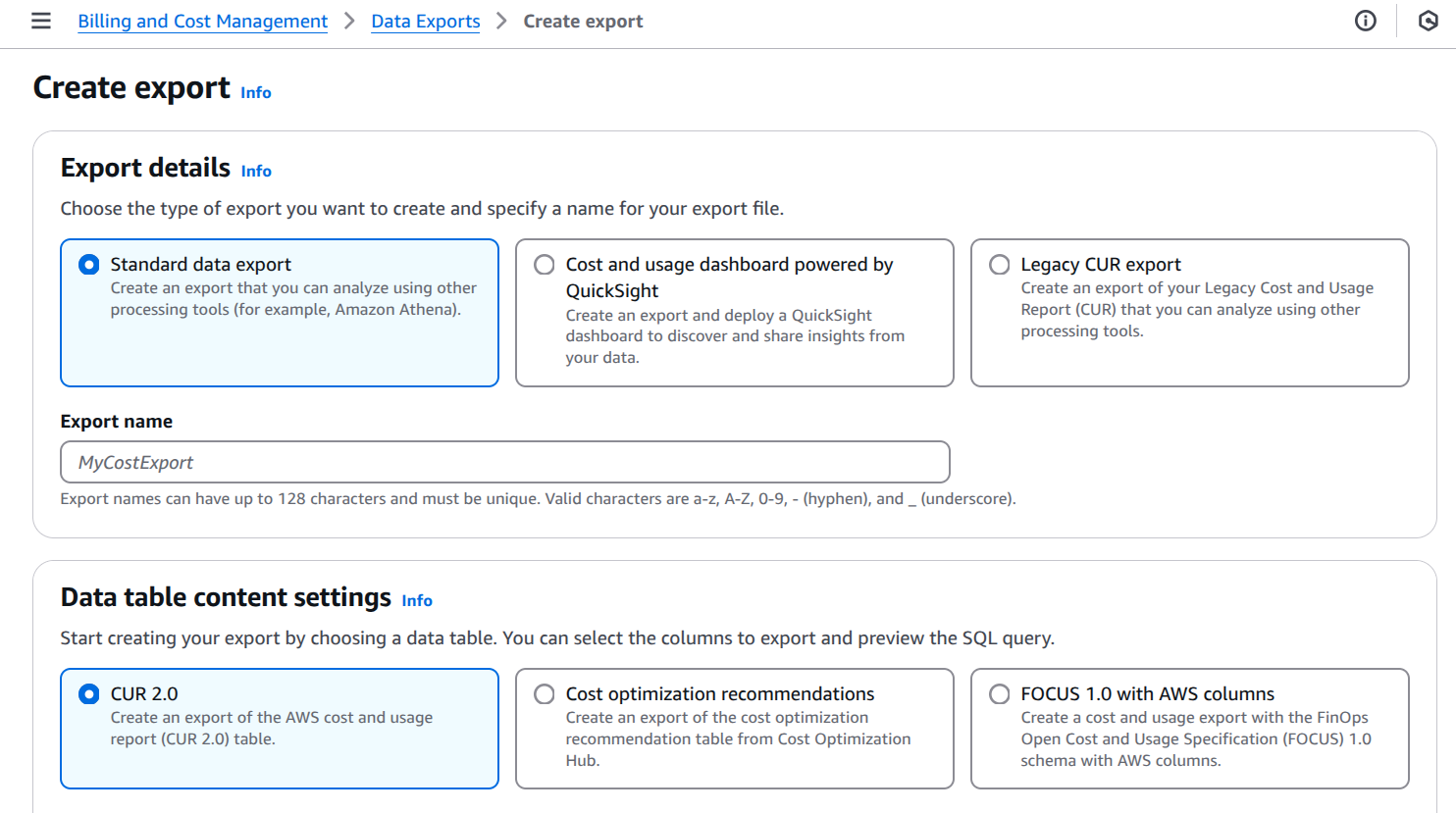 aws billing and cost management