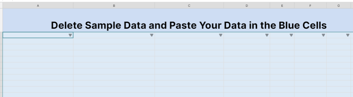 Delete sample data