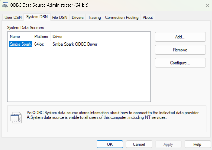 Add Databricks Driver