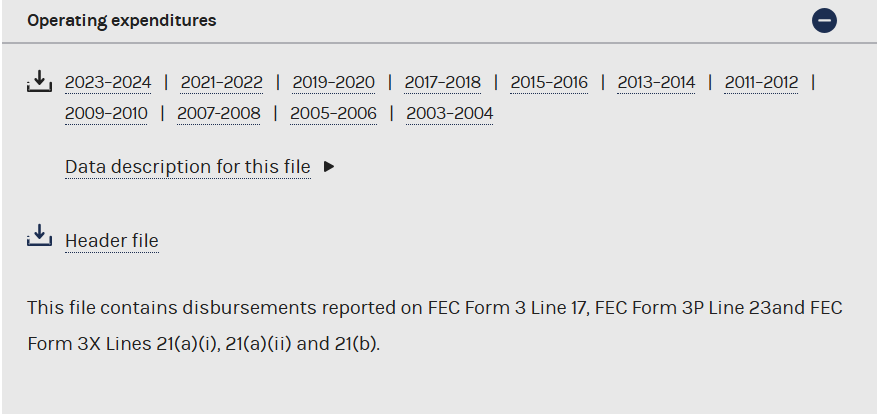 download fec files