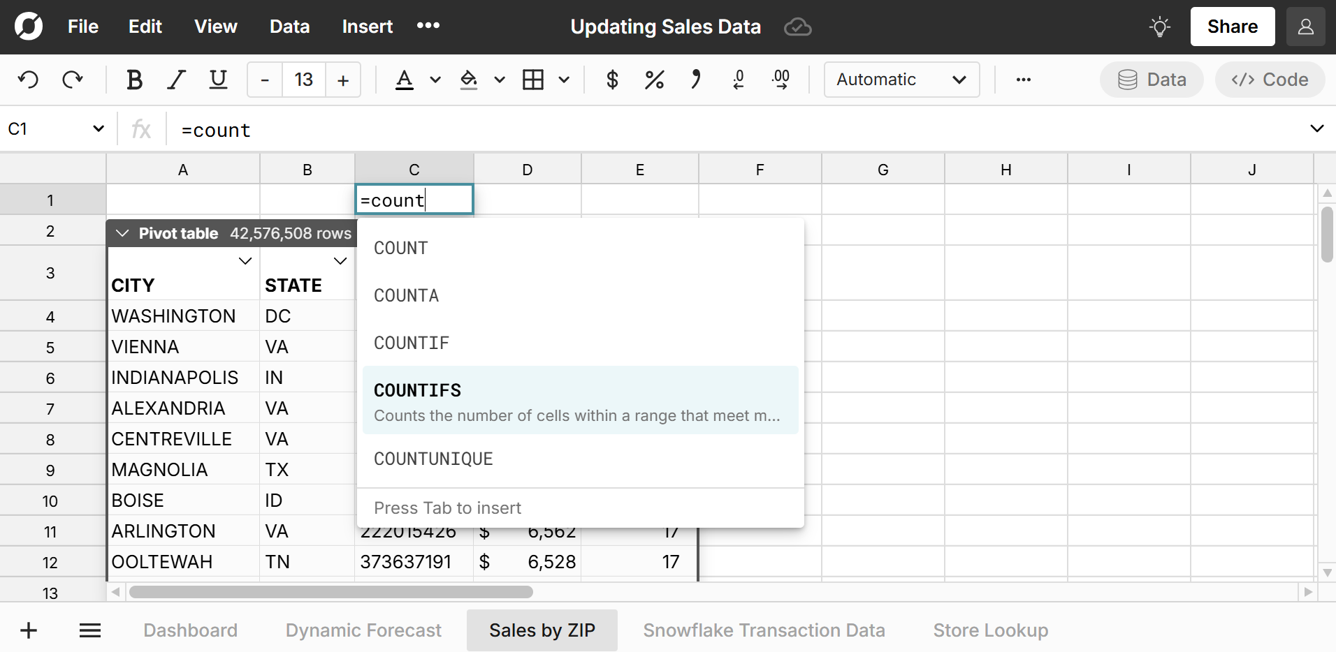 excel alternative