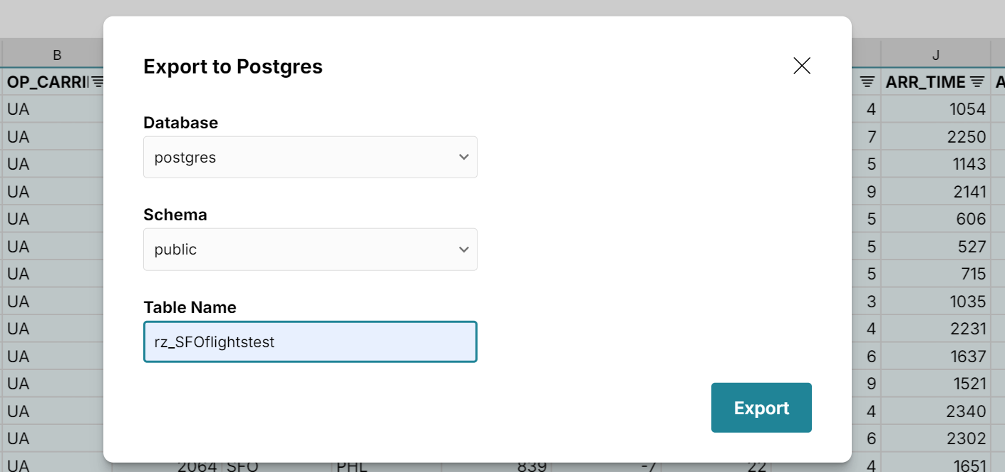 import to postgres