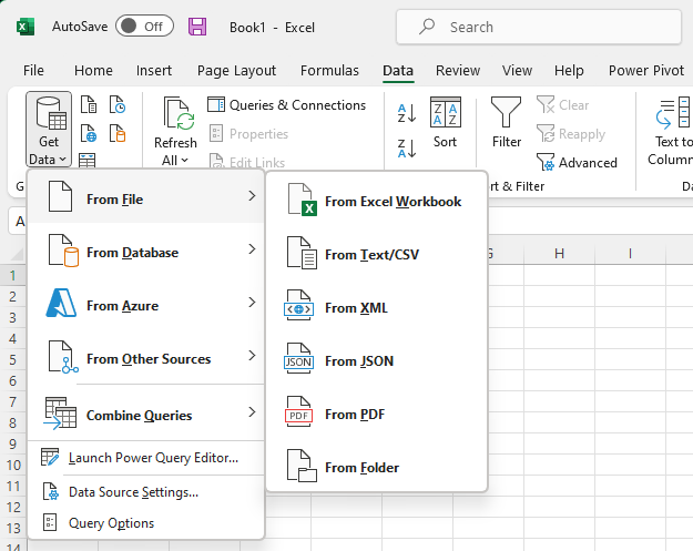 open big CSV in excel