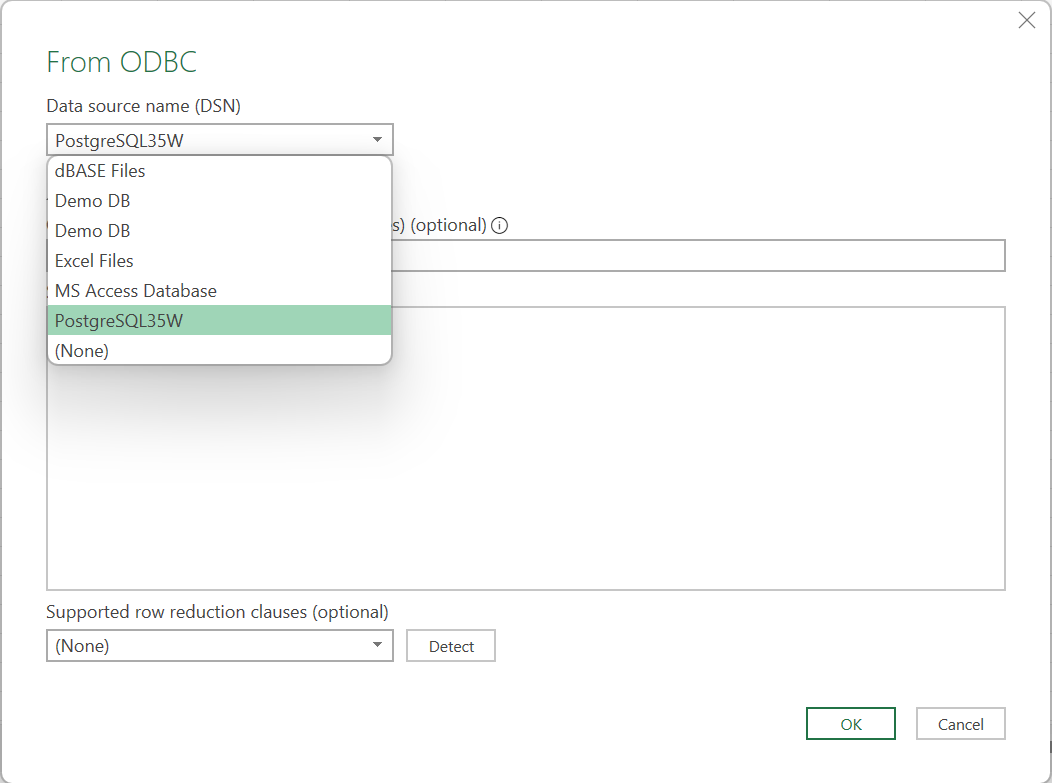 Configure Excel