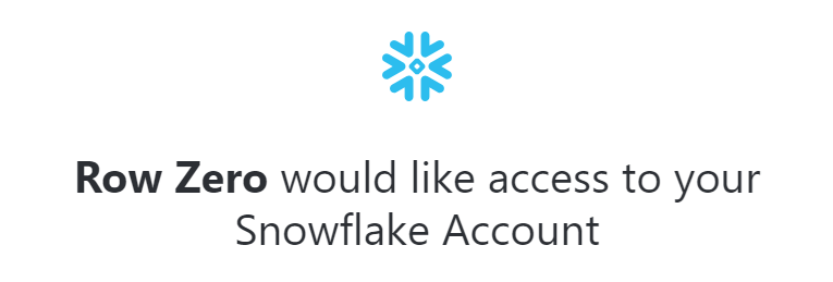 Sample Snowflake OAuth Display Name